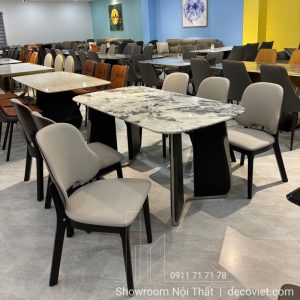 Bộ Bàn Ăn Mặt Đá 6 Người 2587S