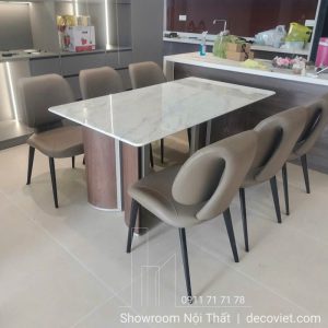 Bộ Bàn Ăn Mặt Đá 6 Người 2998S