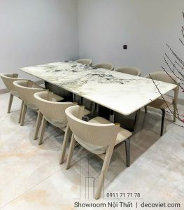 Bộ Bàn Ăn Mặt Đá 8 Ghế 2940S