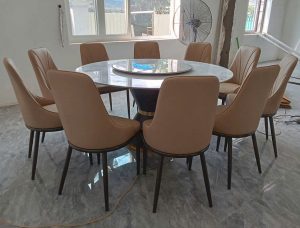 Bộ Bàn Ăn Tròn 10 Ghế 1m5 2426S
