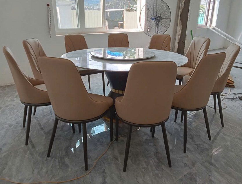 Bộ Bàn Ăn Tròn 10 Ghế 1m5 2426S