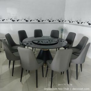 Bộ Bàn Ăn Tròn 10 Ghế Giá Rẻ 2859S