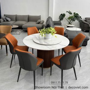 Bộ Bàn Ăn Tròn 6 Ghế 2603S
