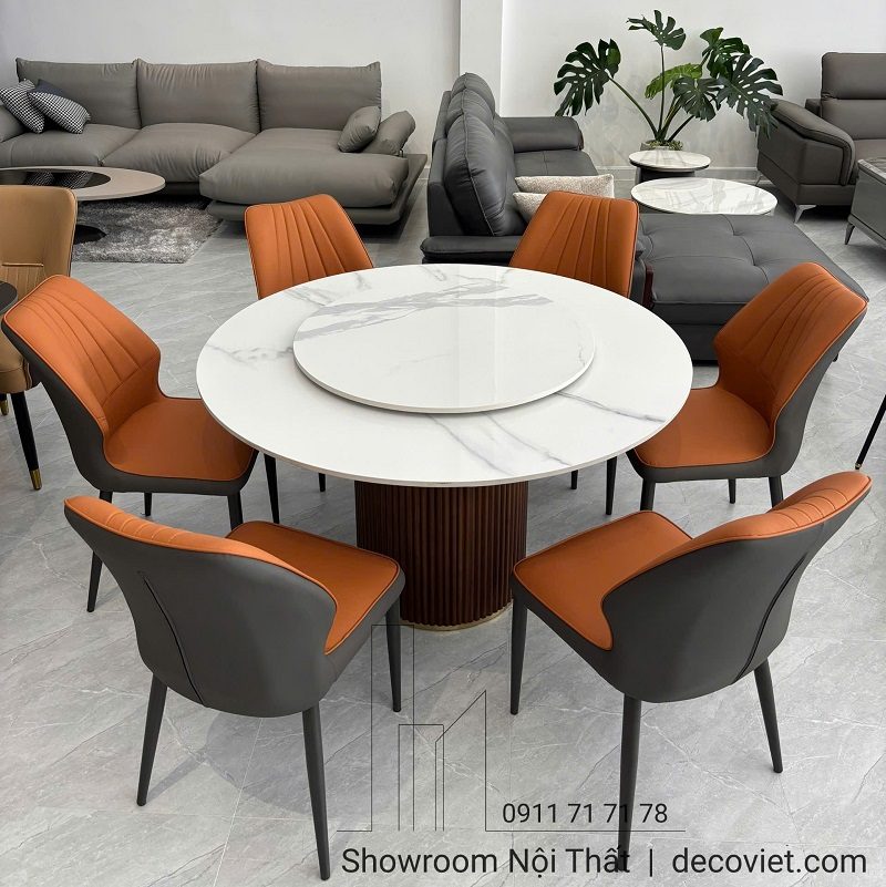 Bộ Bàn Ăn Tròn 6 Ghế 2603S
