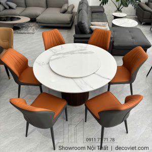 Bộ Bàn Ăn Tròn 6 Ghế 2603S