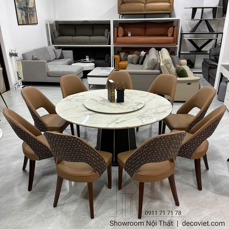 Bộ Bàn Ăn Tròn 8 Ghế 2860S