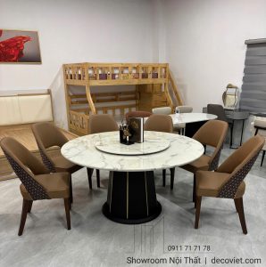 Bộ Bàn Ăn Tròn 8 Ghế 2860S