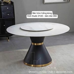 Bộ Bàn Ăn Tròn 8 Ghế Giá Rẻ 2693S