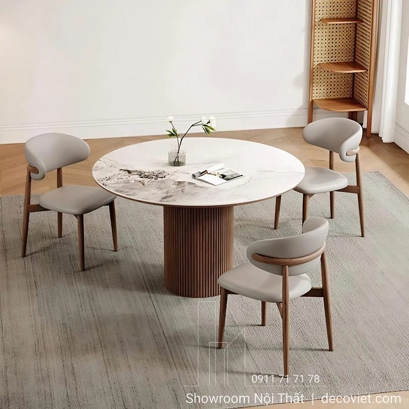 Bộ Bàn Ăn Tròn Giá Rẻ 2937S