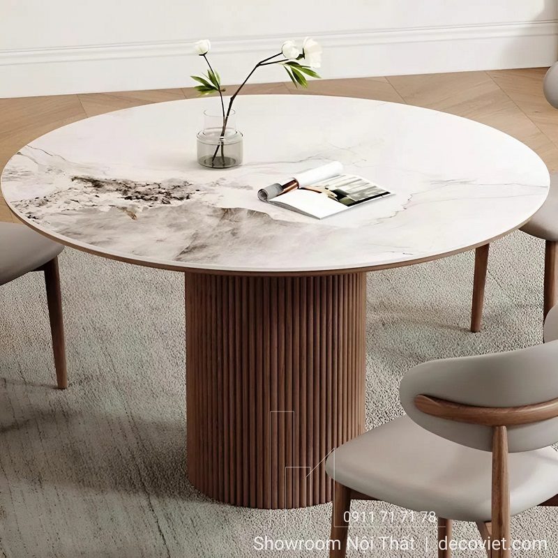 Bộ Bàn Ăn Tròn Giá Rẻ 2937S