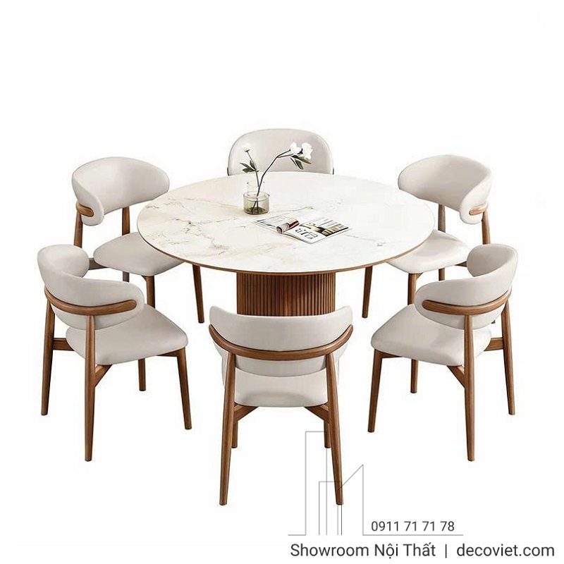 Bộ Bàn Ăn Tròn Giá Rẻ 2937S