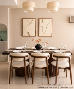 Bộ Bàn Ghế Ăn Gỗ Đẹp 2960S