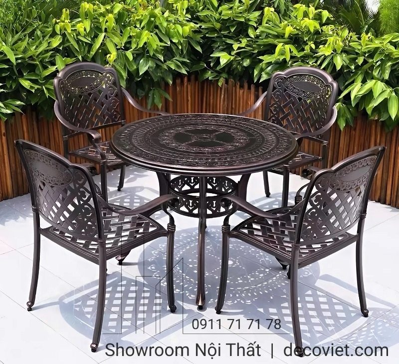Bộ Bàn Ghế Nhôm Đúc 2033T
