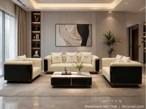 Bộ Ghế Sofa Gỗ Nhập Khẩu 1186T