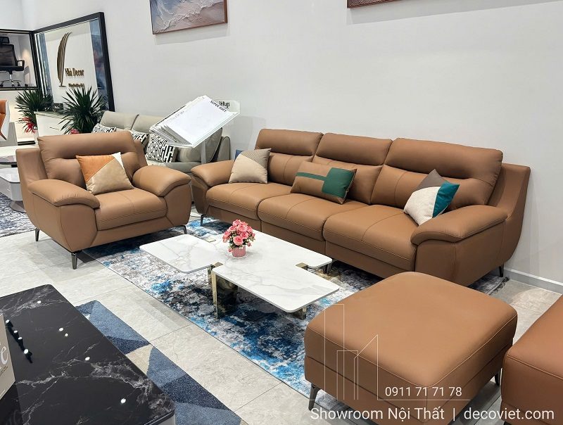 Bộ Sofa Da Phòng Khách 1166T