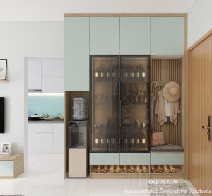 Căn Hộ The Krista Hút Mắt Với Màu Xanh Mint Tươi Trẻ