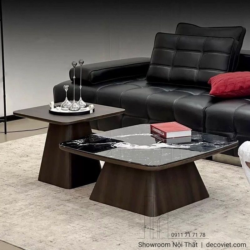 Cặp Bàn Trà Mặt Đá Hiện Đại 484S