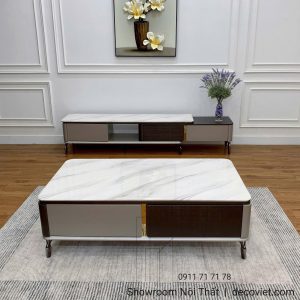 Combo Kệ Tivi Bàn Trà Cao Cấp 107T