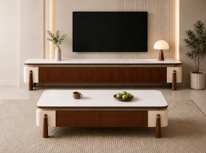Combo Kệ Tivi Bàn Trà Đẹp 122T