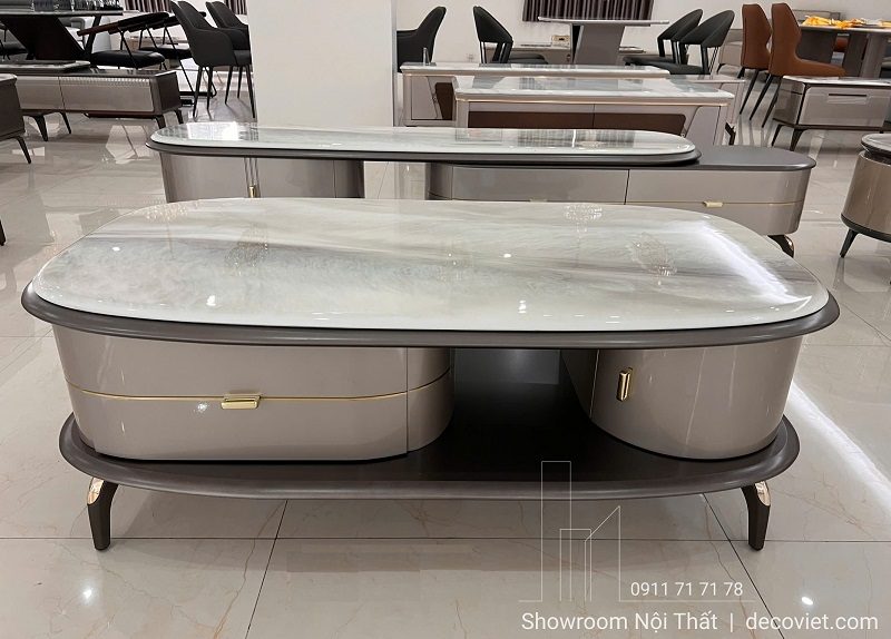 Combo Kệ Tivi Bàn Trà Nhập Khẩu 85T