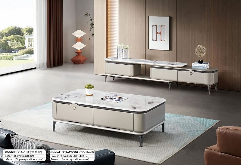 Combo Kệ Tivi Mặt Đá Cao Cấp 87T