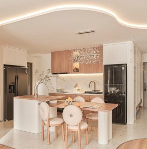 Đảo Bếp Kết Hợp Bàn Ăn Đẹp 2654S