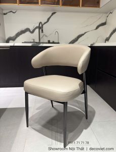 Ghế Ăn Bọc Da Chân Sắt 579S