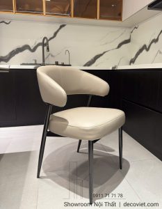 Ghế Ăn Bọc Da Chân Sắt 579S
