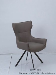 Ghế Ăn Bọc Da Chân Xoay 360 Độ 559S