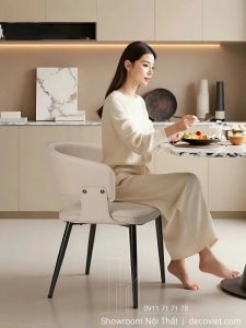 Ghế Ăn Bọc Da Hiện Đại 581S