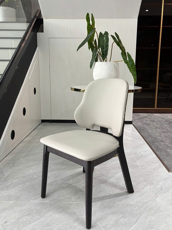 Ghế Ăn Gỗ Bọc Da 558S