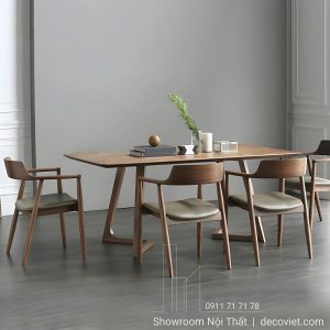 Ghế Ăn Gỗ Nệm Da 602S