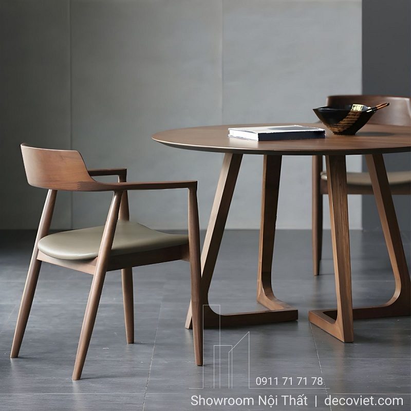 Ghế Ăn Gỗ Nệm Da 602S