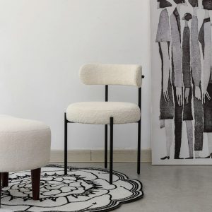 Ghế Ăn Vải Lông Cừu 549S