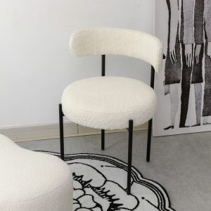 Ghế Ăn Vải Lông Cừu 549S
