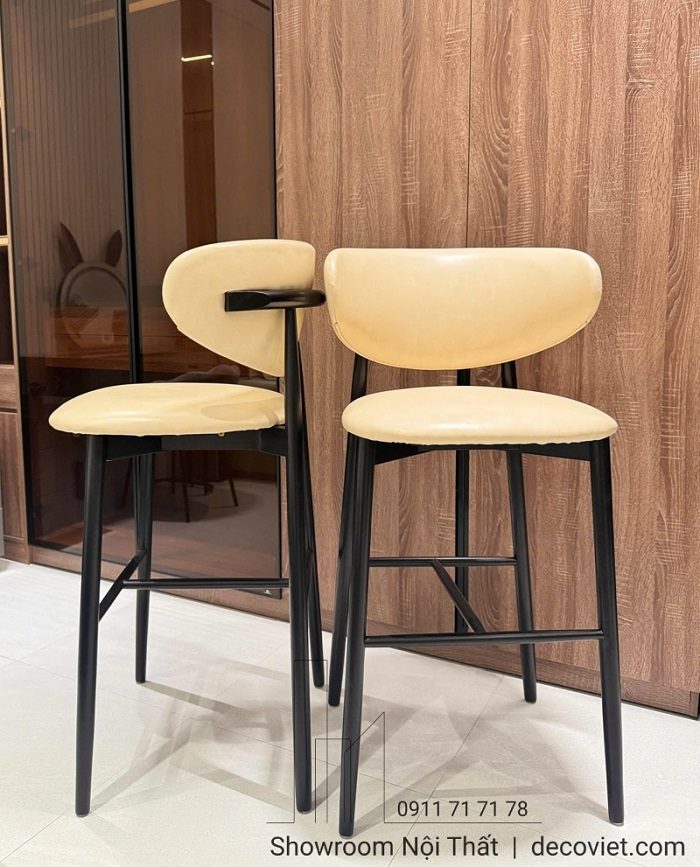 Ghế Bar Chân Gỗ Cao Cấp 261T