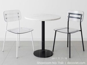 Ghế Cafe Chân Sắt 224T