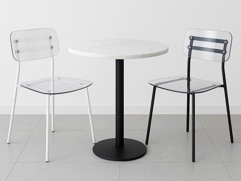 Ghế Cafe Chân Sắt 224T
