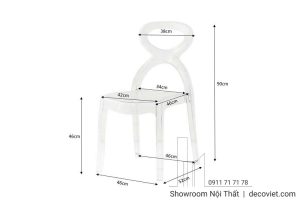 Ghế Cafe Nhựa Hiện Đại 225T