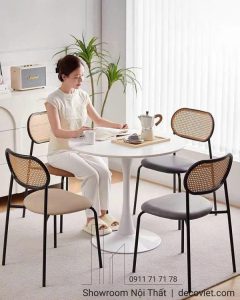 Ghế Ngồi Cafe Xếp Chồng 221T