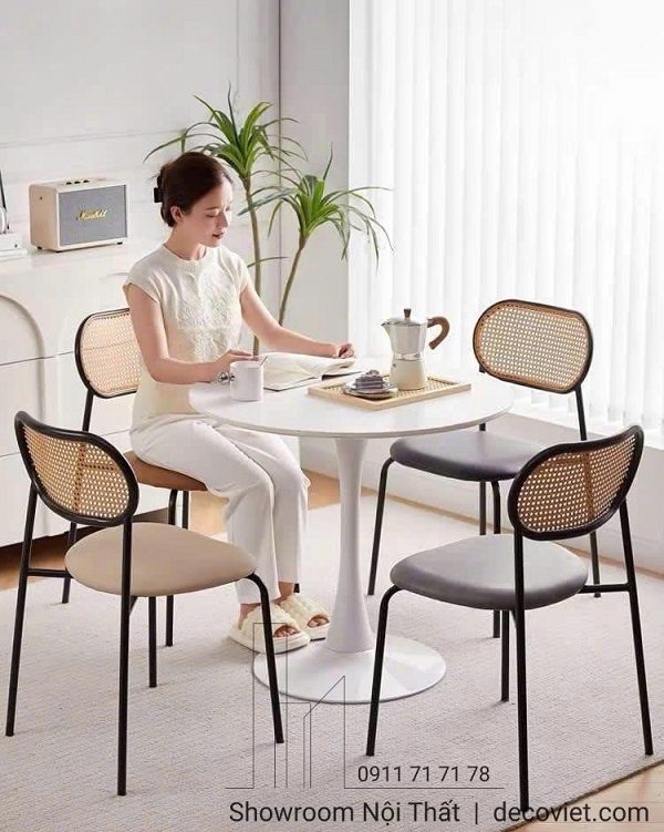 Ghế Ngồi Cafe Xếp Chồng 221T