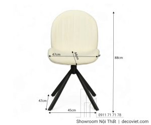 Ghế Ngồi Cafe Xoay Cao Cấp 210T