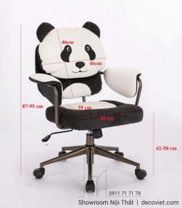 Ghế Ngồi Học Gấu Trúc 134S