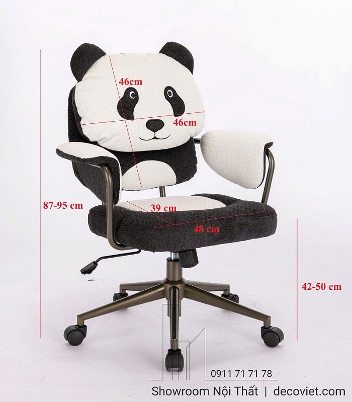 Ghế Ngồi Học Gấu Trúc 134S
