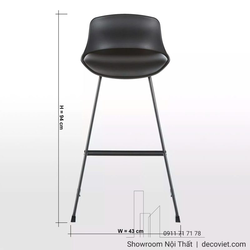 Ghế Quầy Bar Cao Cấp 253T