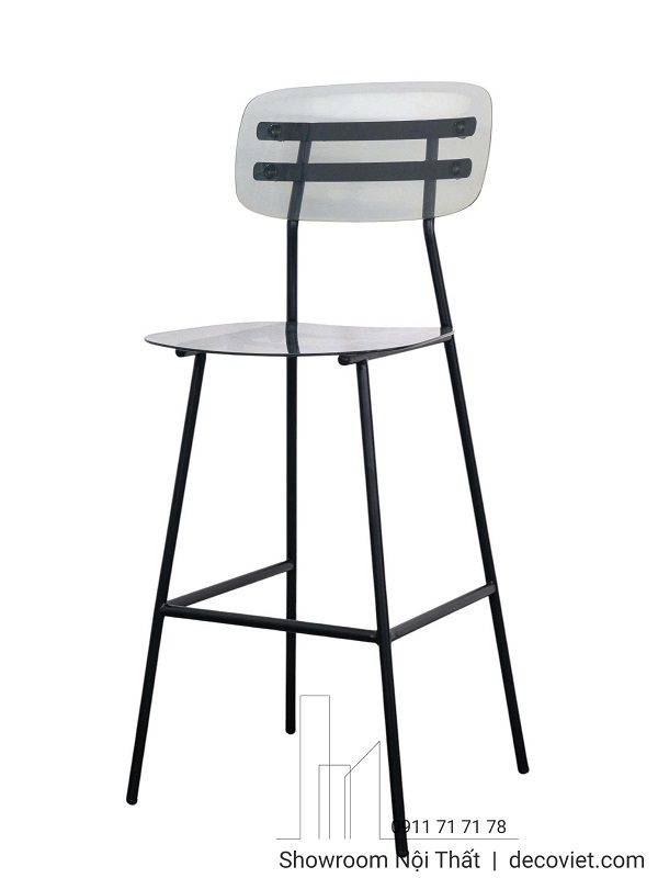 Ghế Quầy Bar Lưng Nhựa 270T