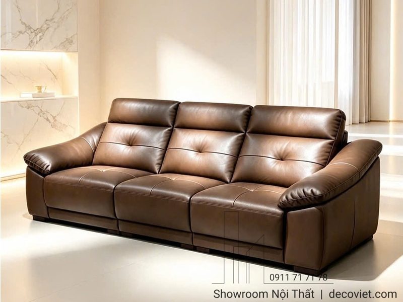 Ghế Sofa Băng Bọc Da Đẹp 1193T