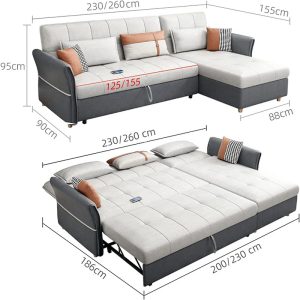 Ghế Sofa Bed Nhập Khẩu 136T