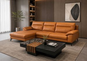 Ghế Sofa Da Bò Thật 1175T