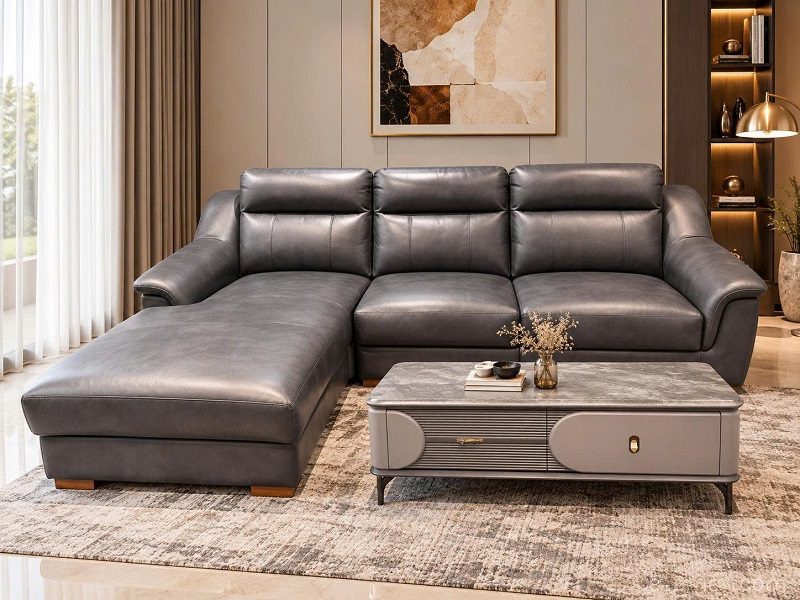Ghế Sofa Da Bò Thật 997T